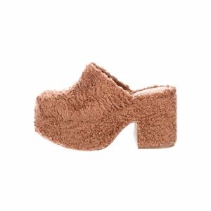 Larroude Shearling Mules size 9